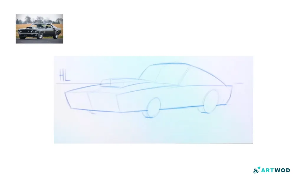 Step 5:How to Draw Cars: Vehicle Design and Perspective Guide