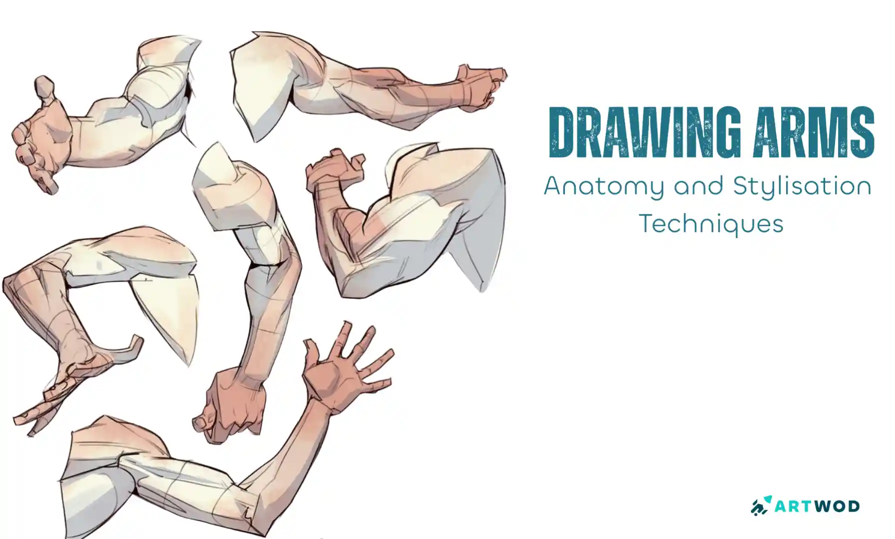 Como Desenhar Braços: Dicas de Anatomia e Desenho de Figuras Estilizadas