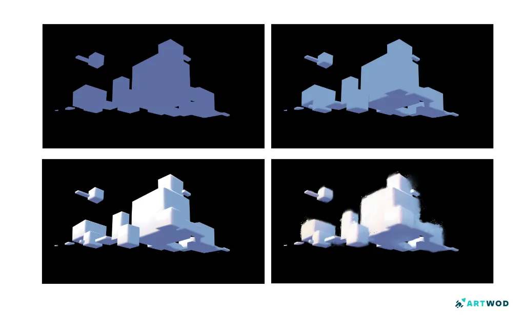 Step 3:&nbsp;Drawing Clouds: Realistic and Stylised Sky Techniques