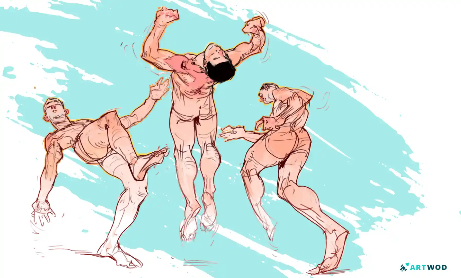 Como Desenhar Poses Dinâmicas: Duas Abordagens que Realmente Funcionam