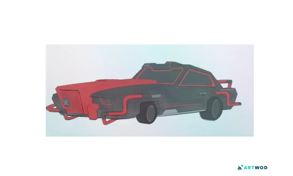 Step 3 How to Draw Cyberpunk Vehicles: Futuristic Concept Art