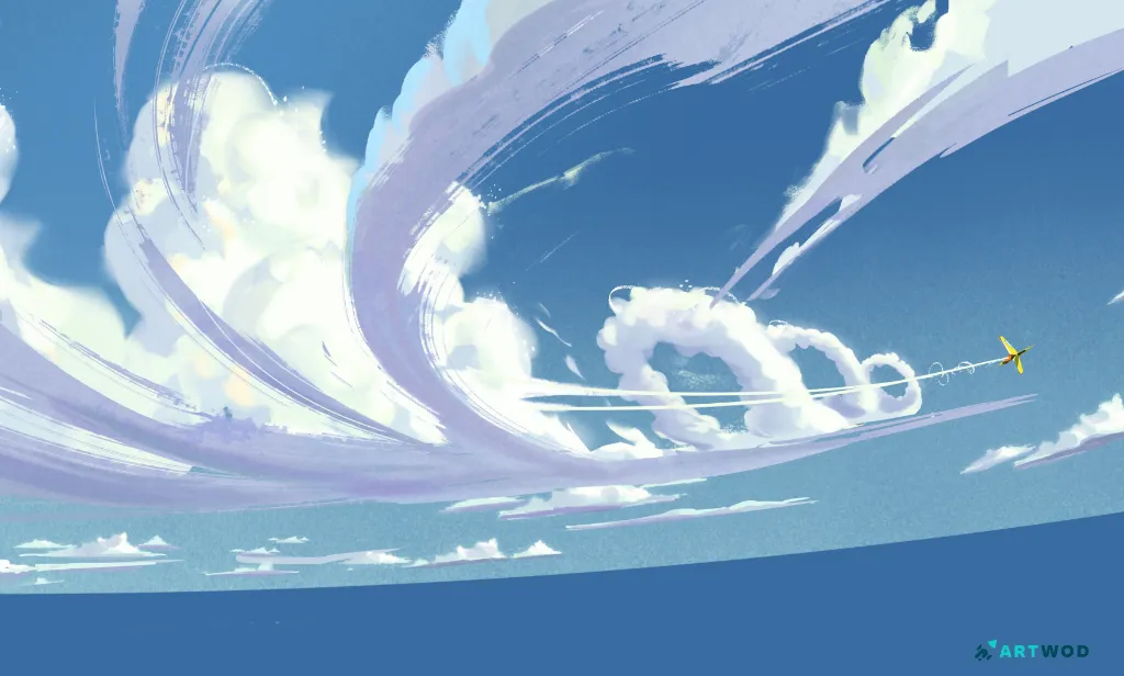 Step 6:&nbsp;Drawing Clouds: Realistic and Stylised Sky Techniques