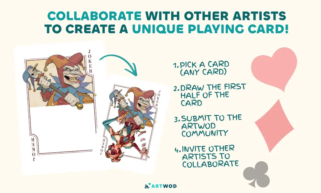 Artwod September Playing Cards challenge description&nbsp;
