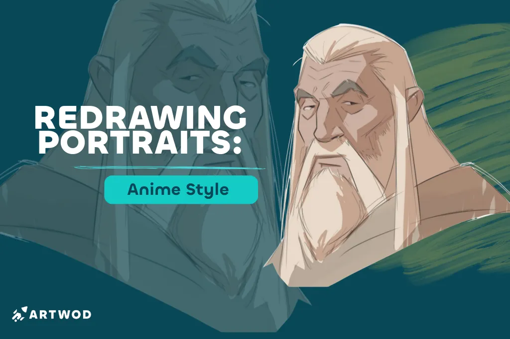 Redesenhando Retratos no Estilo Anime: Guia de Transformação Passo a Passo
