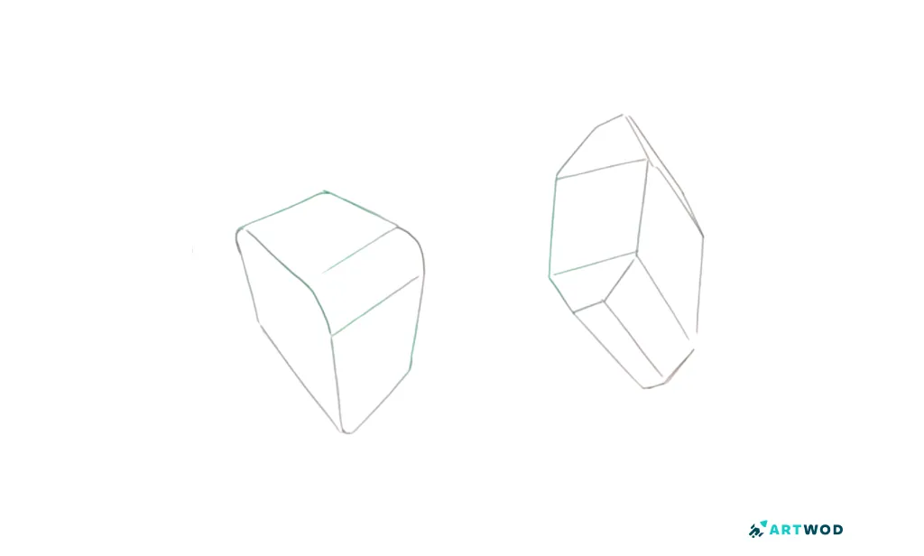 Passo 1: Design de Caixas de Recompensa Sci-Fi: Criando Arte Conceitual Envolvente