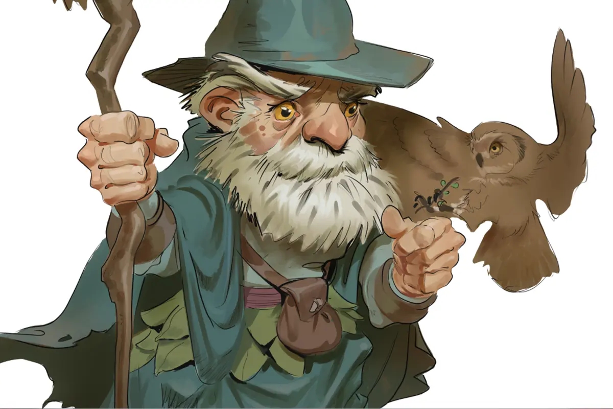 Como Desenhar Personagens de D&D únicos: Segredos para um Druida Anão
