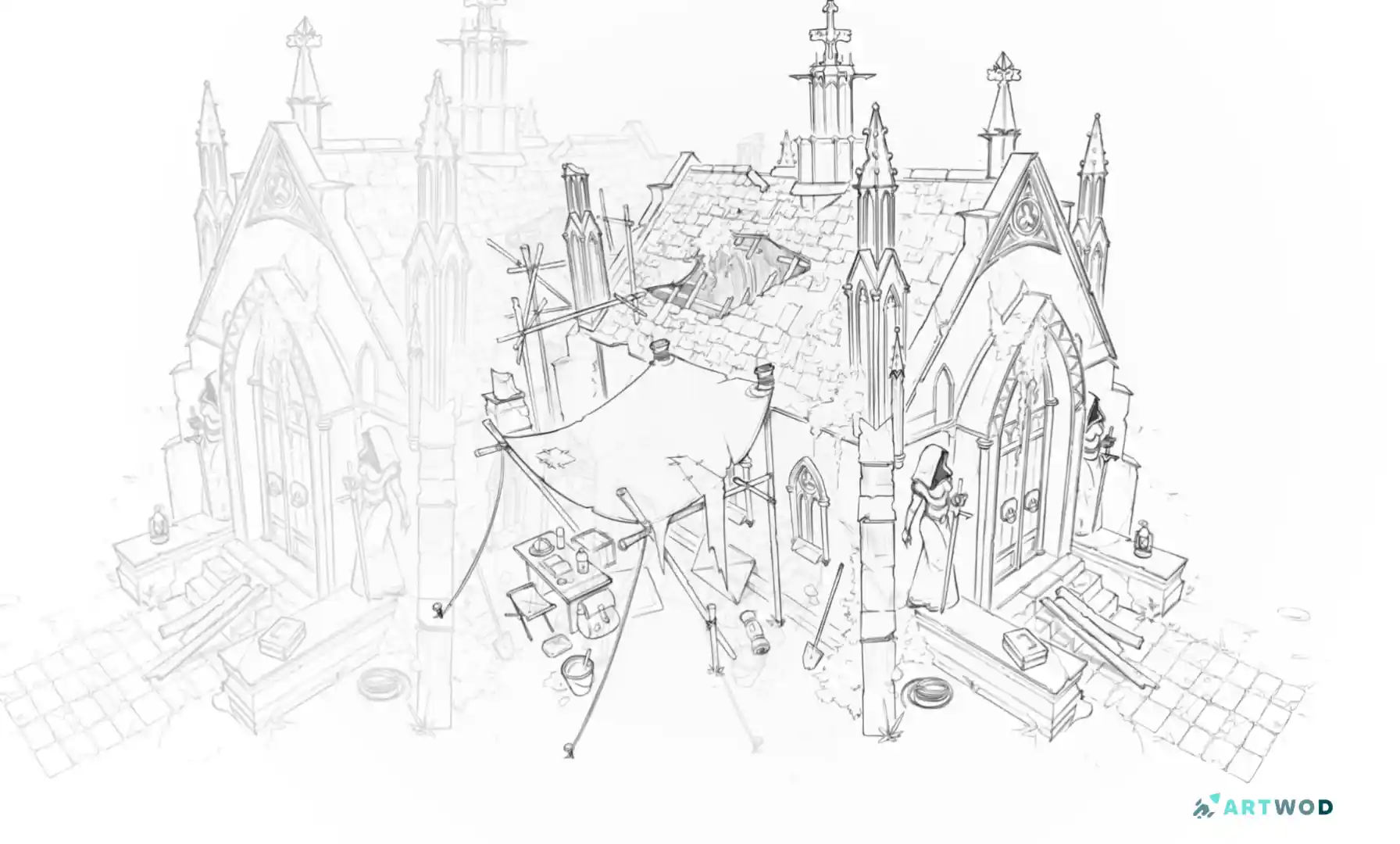 Best Perspective Drawing Practice Routine for Artists