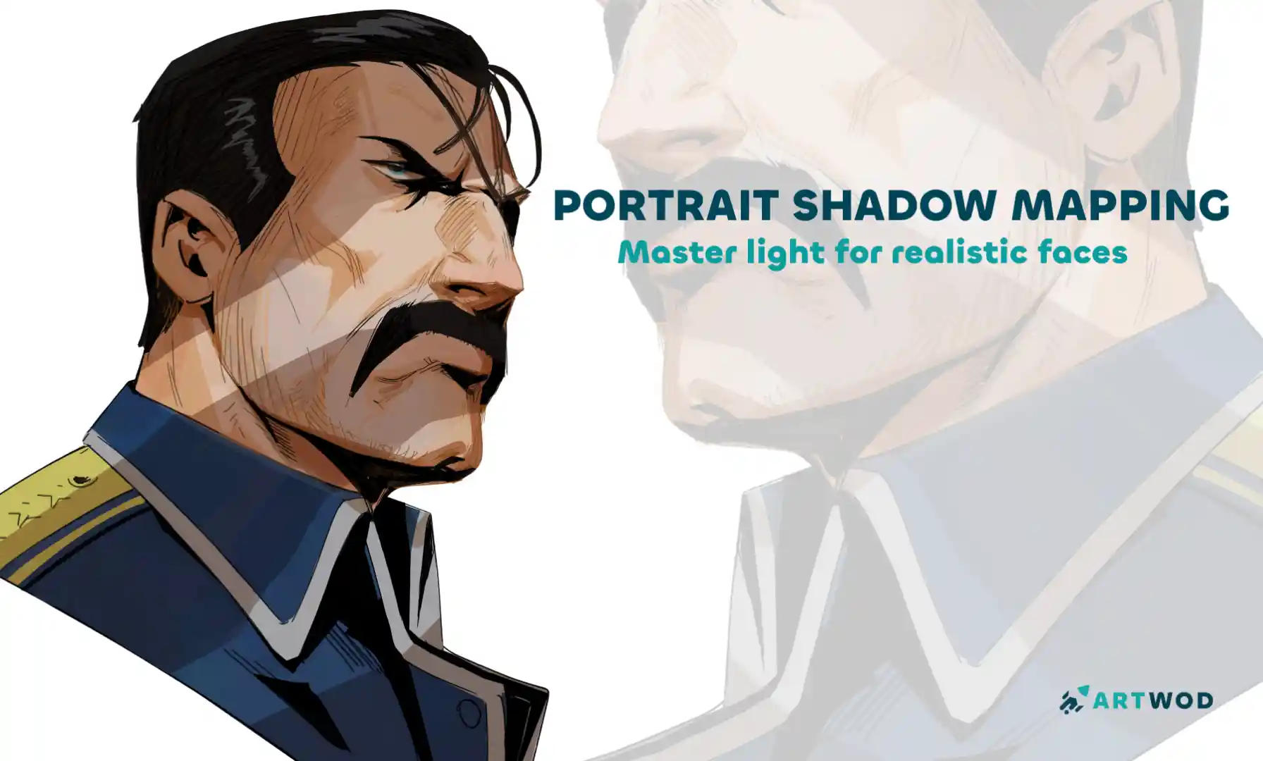 Mapeamento de Sombras em Retratos: Domine a Iluminação e as Sombras para Rostos Realistas