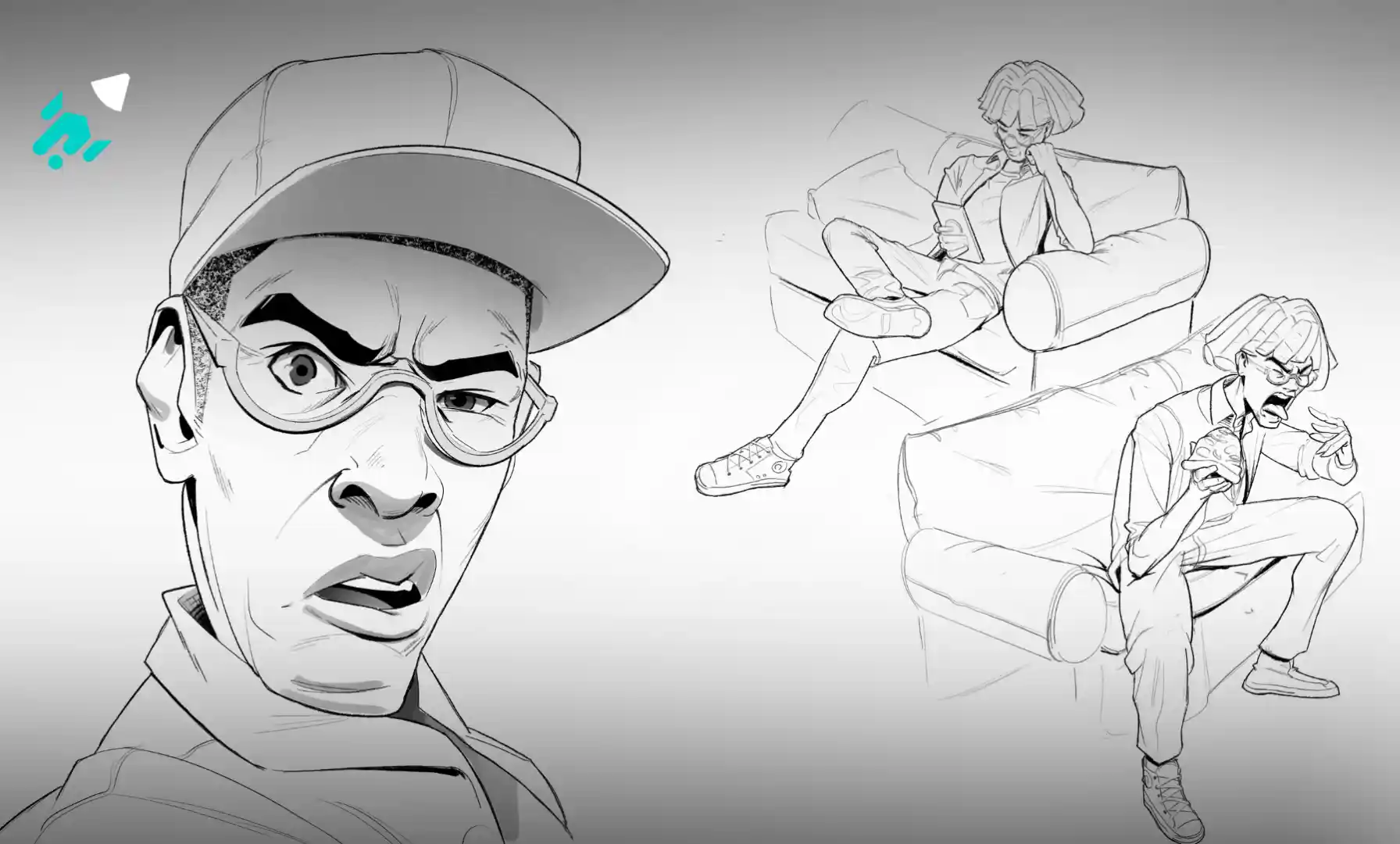Desenhando Expressões Faciais: Capturando Emoção e Personalidade em Retratos