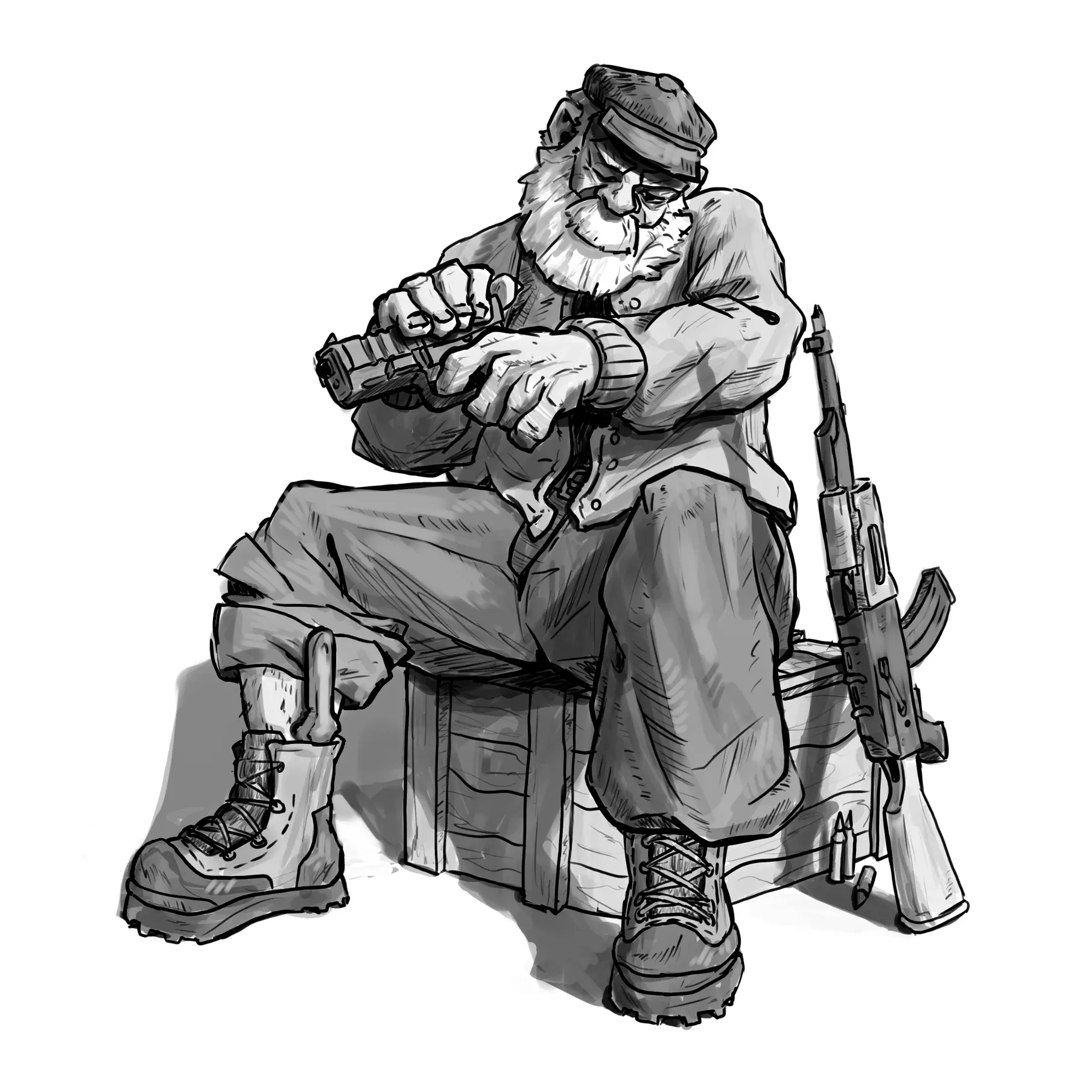 gangster grandpa oc