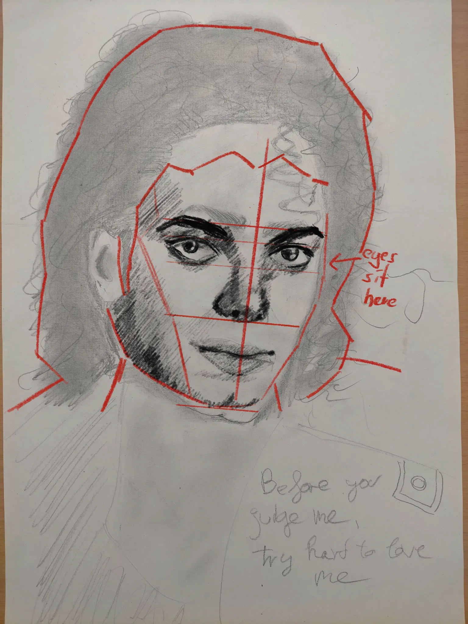 Michael in graphite