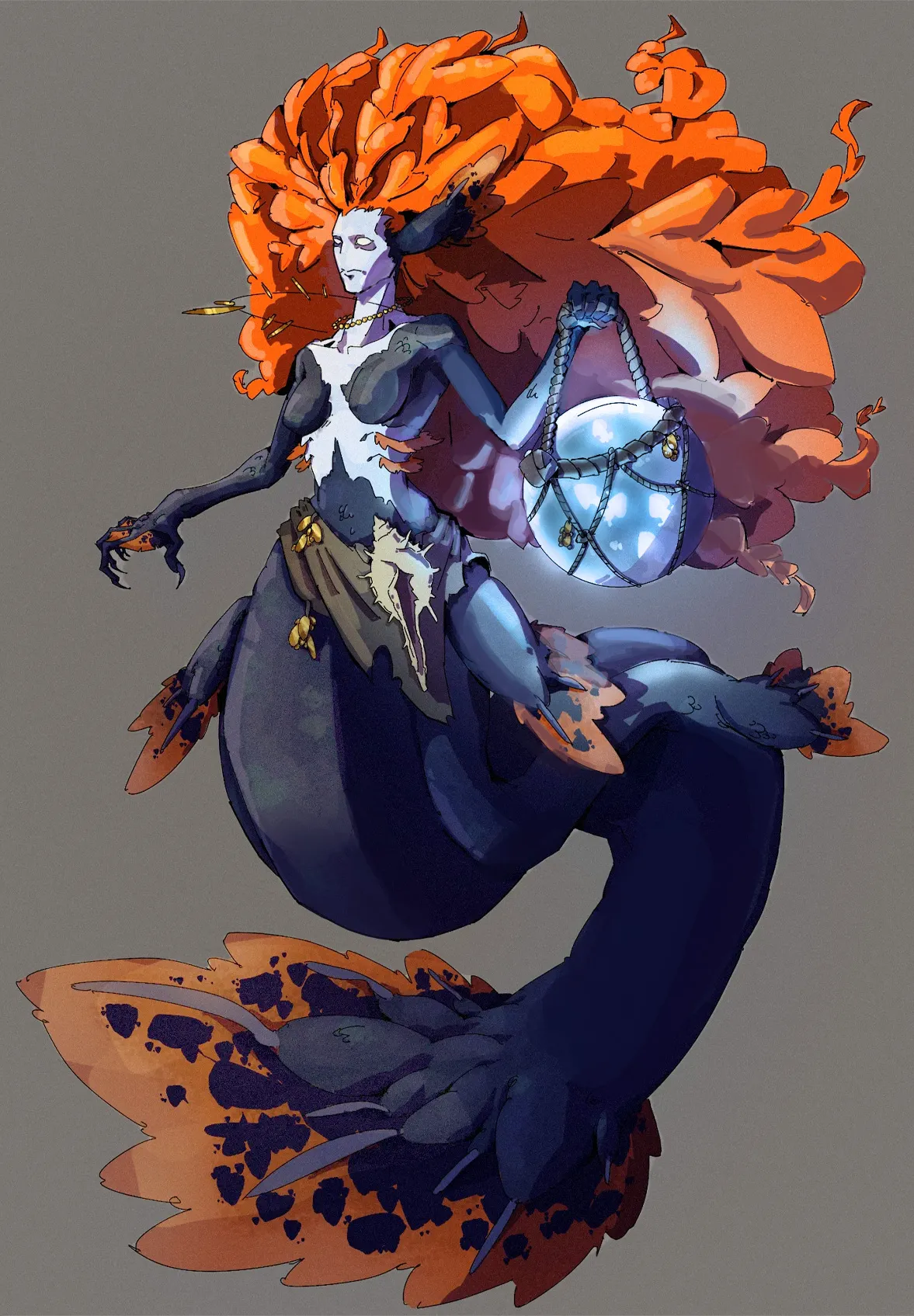 Lantern mermaid