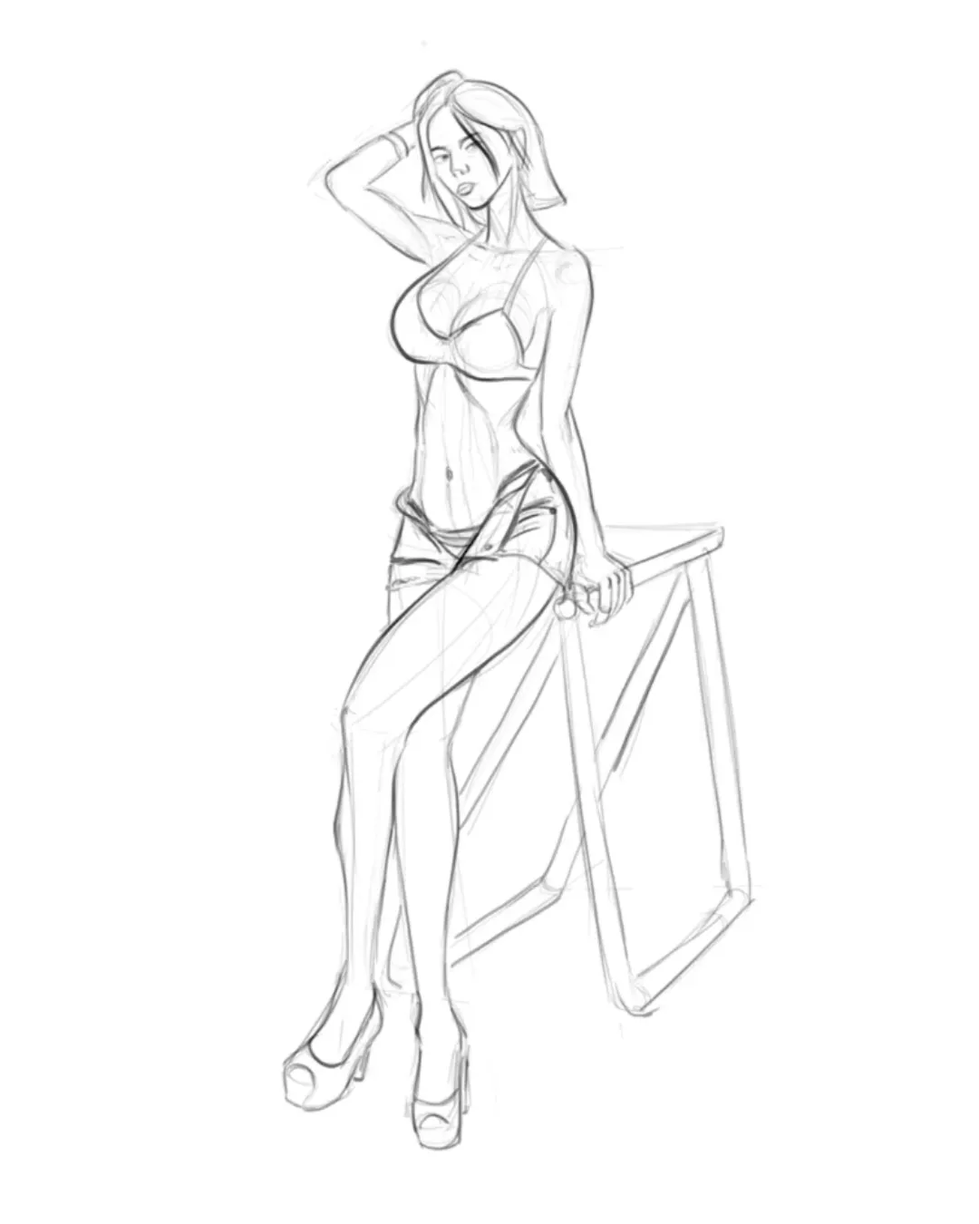 Lady sketch