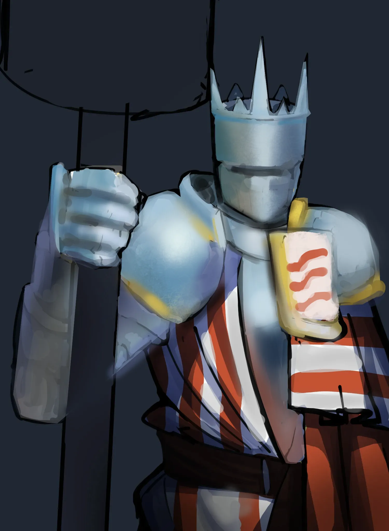 my first time rendering metal