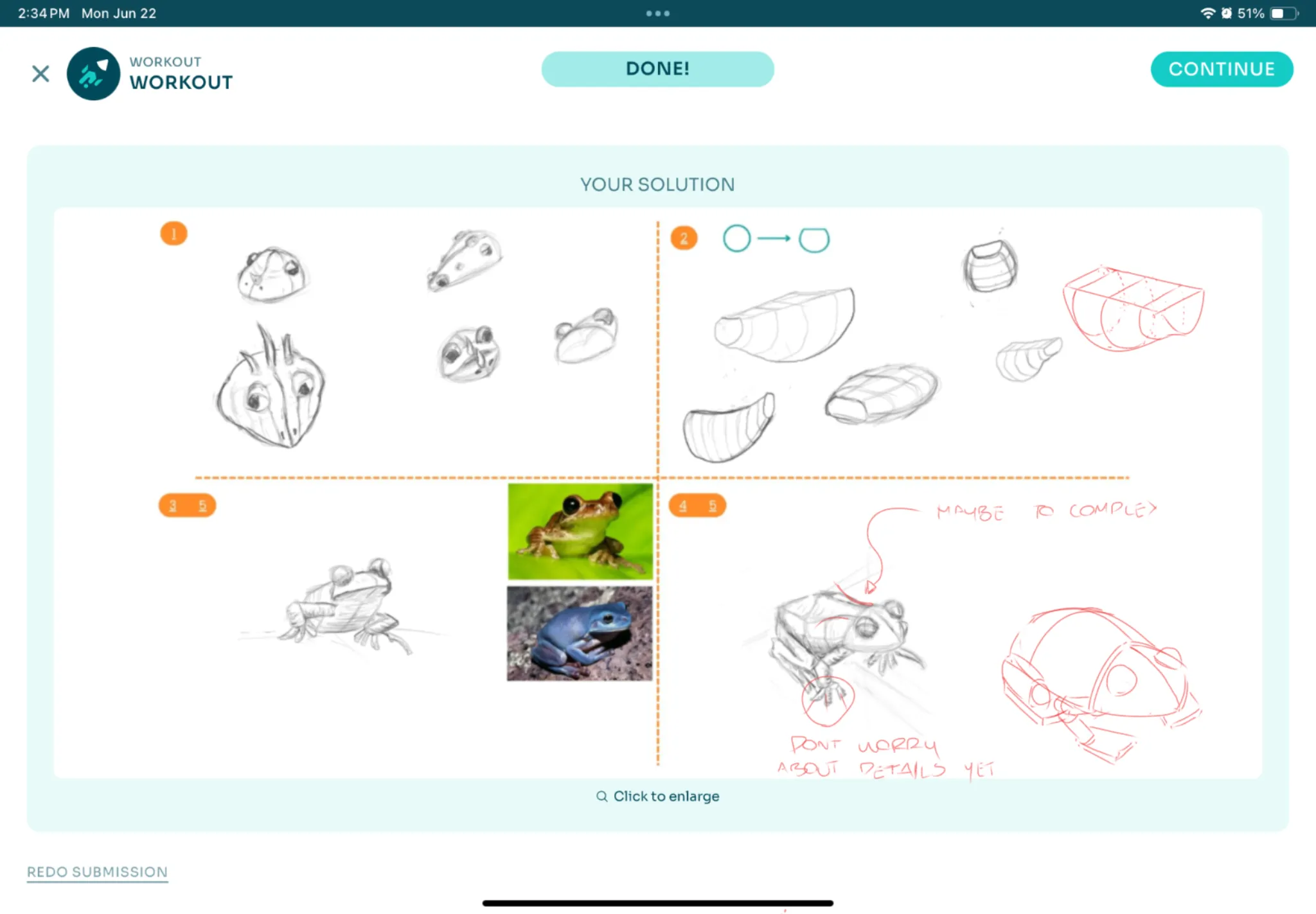 Intro to organic forms workout