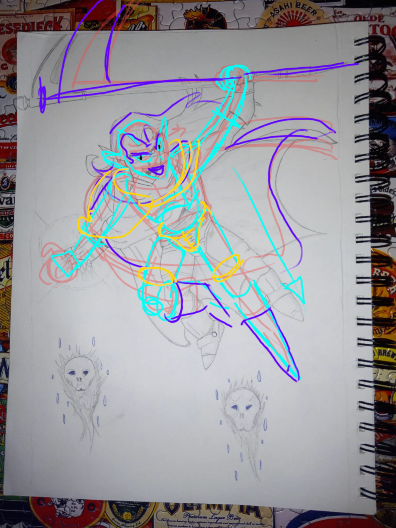 Magus, Geyser. Reference drawing.
