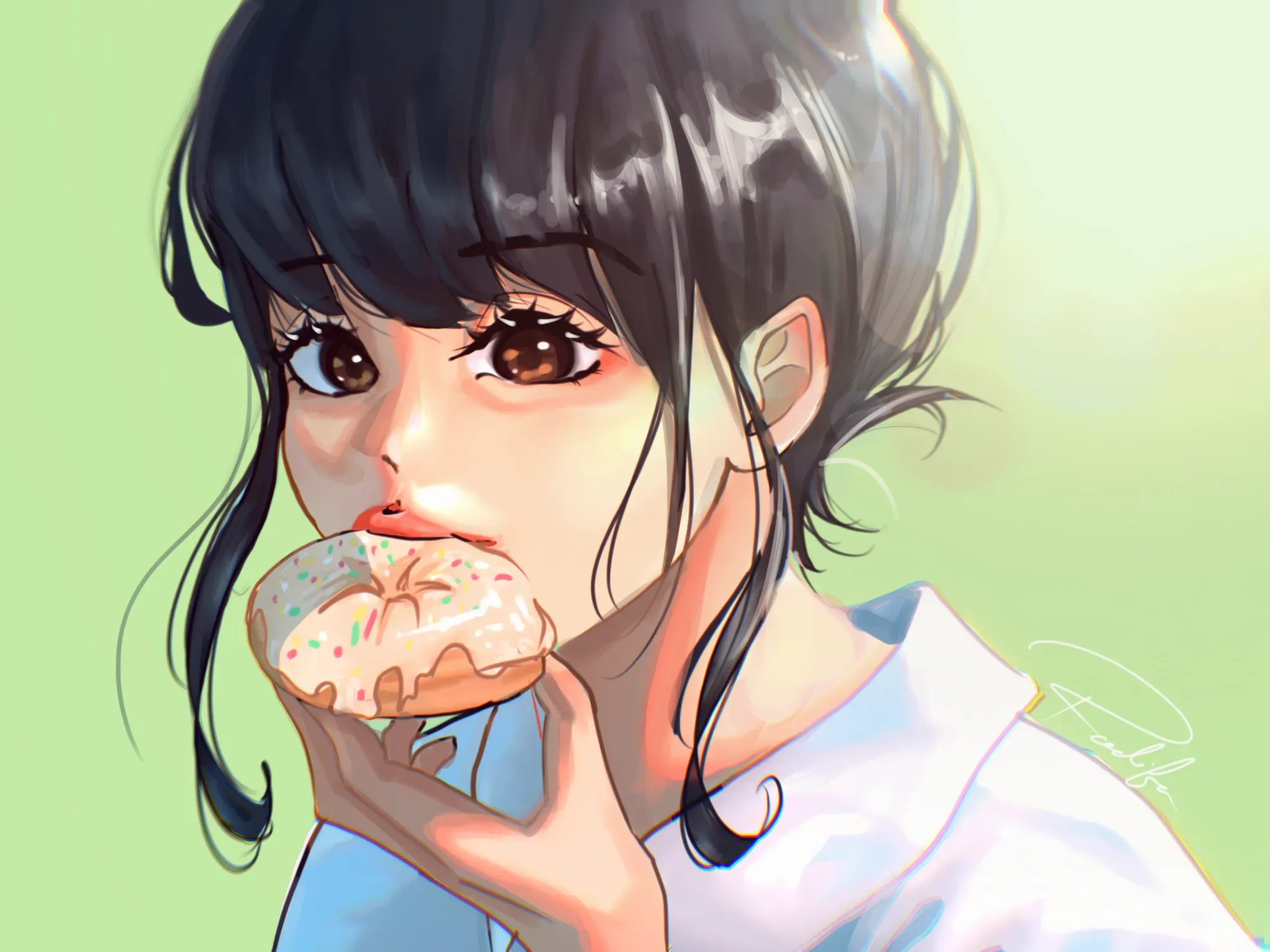 can someone explain anime hair shading step by step