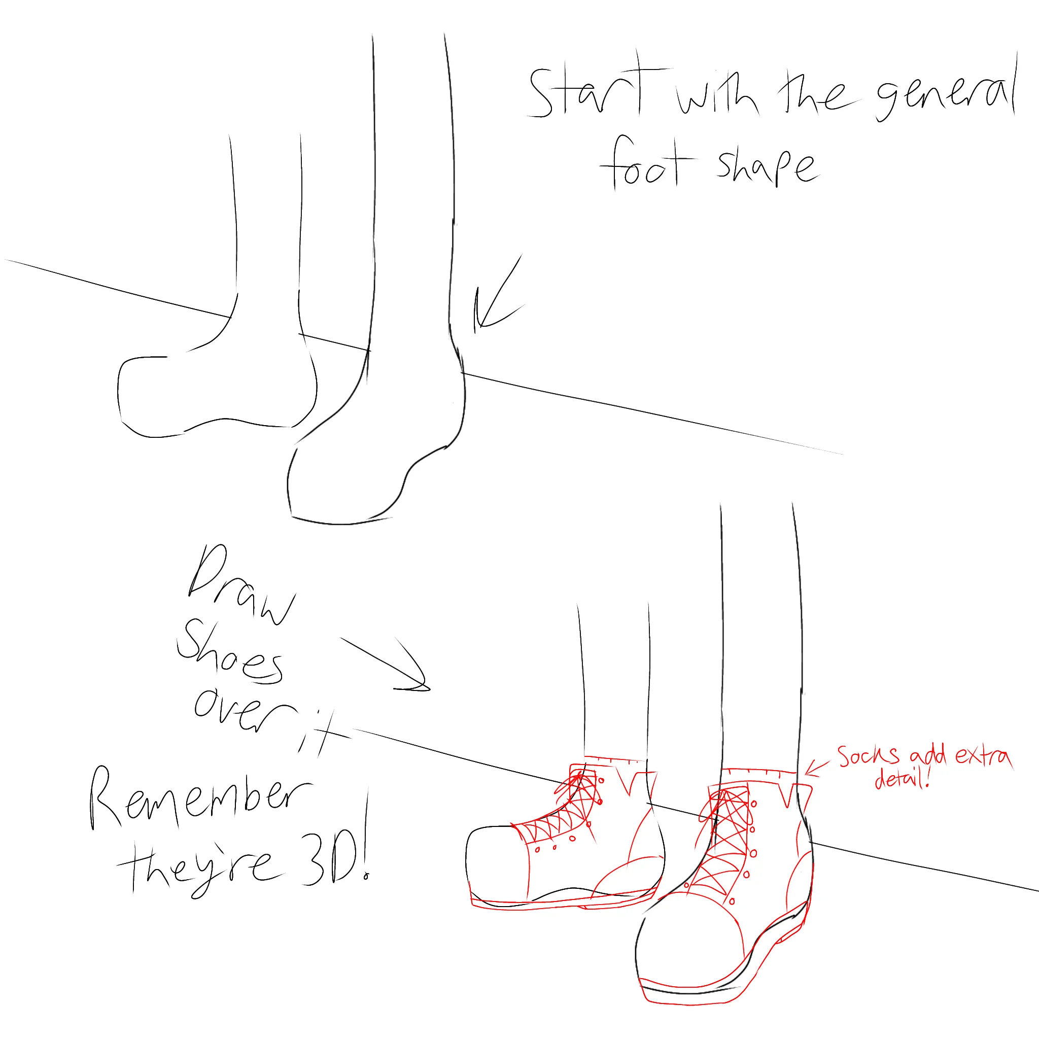 Anime boy shoes