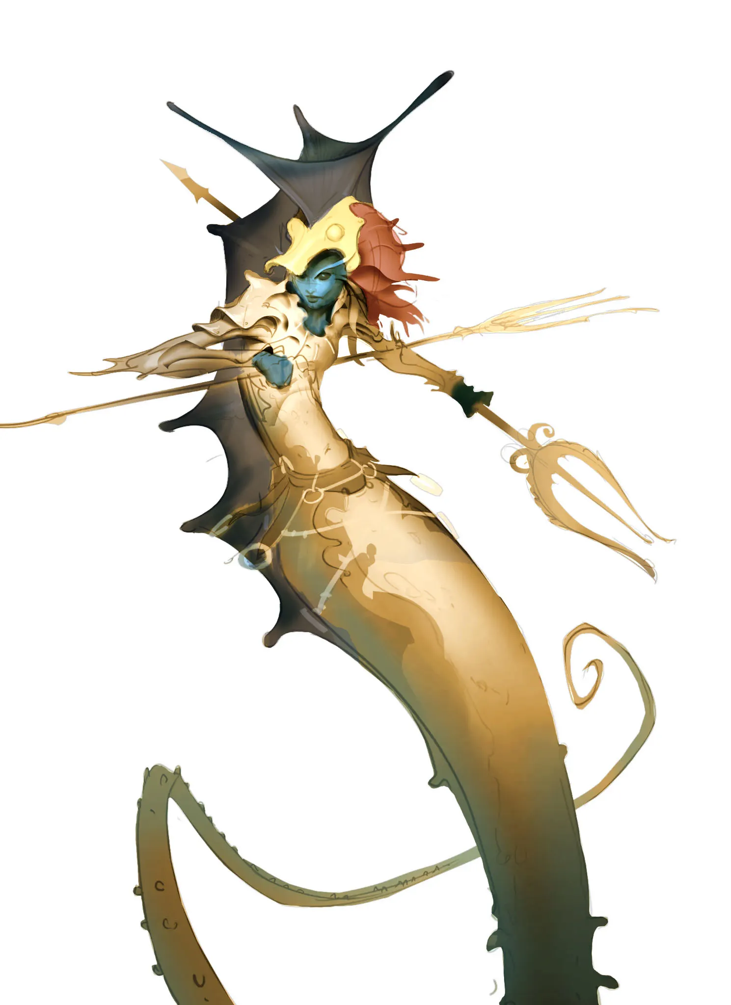 Sea Horse Mermaid