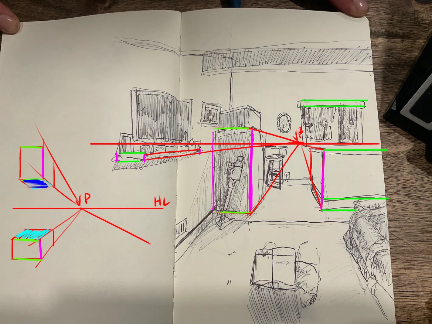 POV drawing