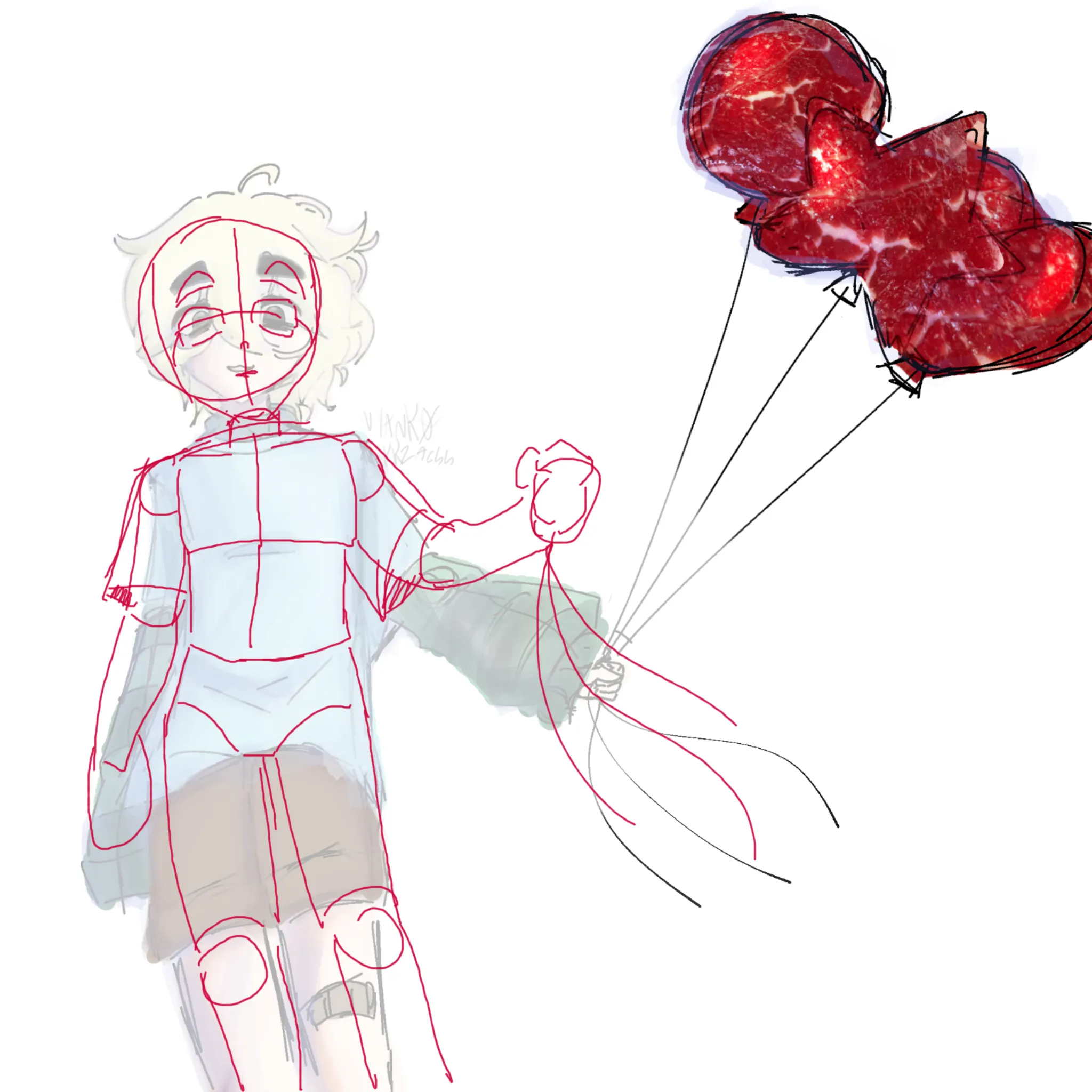 The real me is made of meat