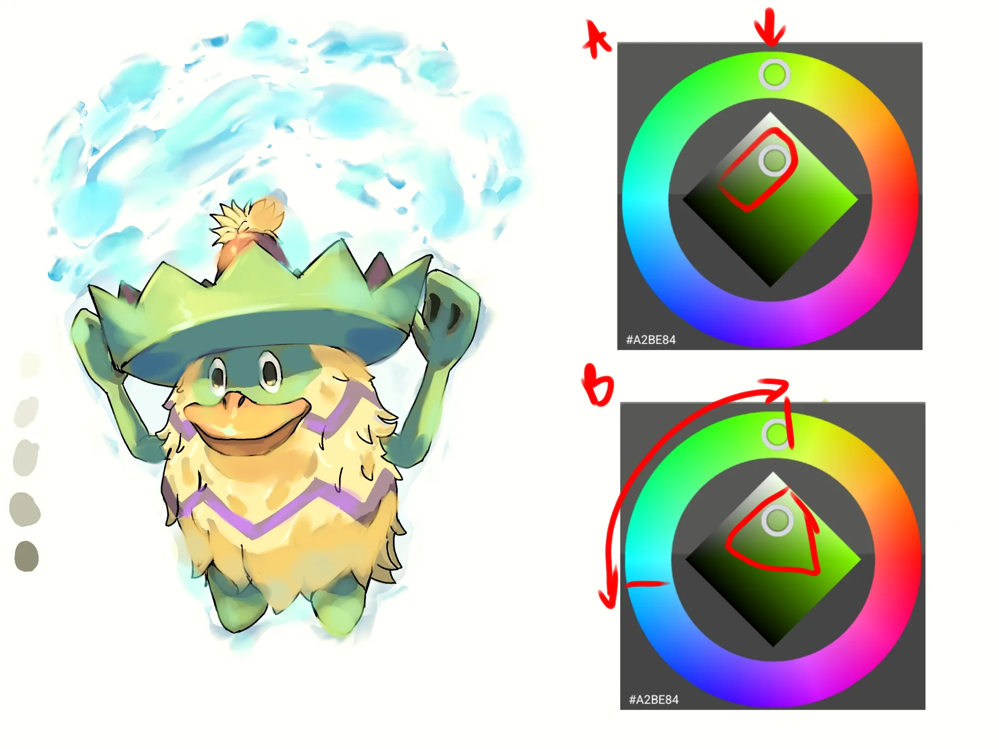 Some cylinders and a ludicolo render