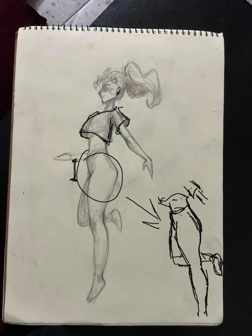 The girl