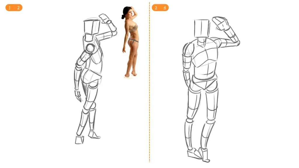 Figure drawing road conclusion