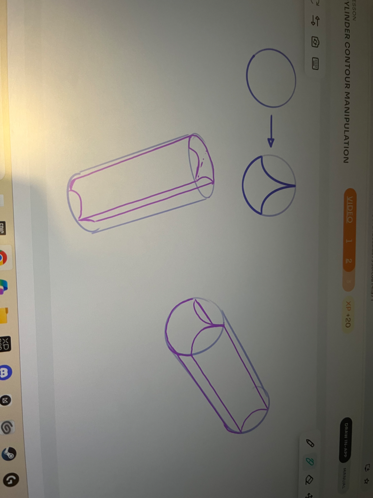 Contour manipulation