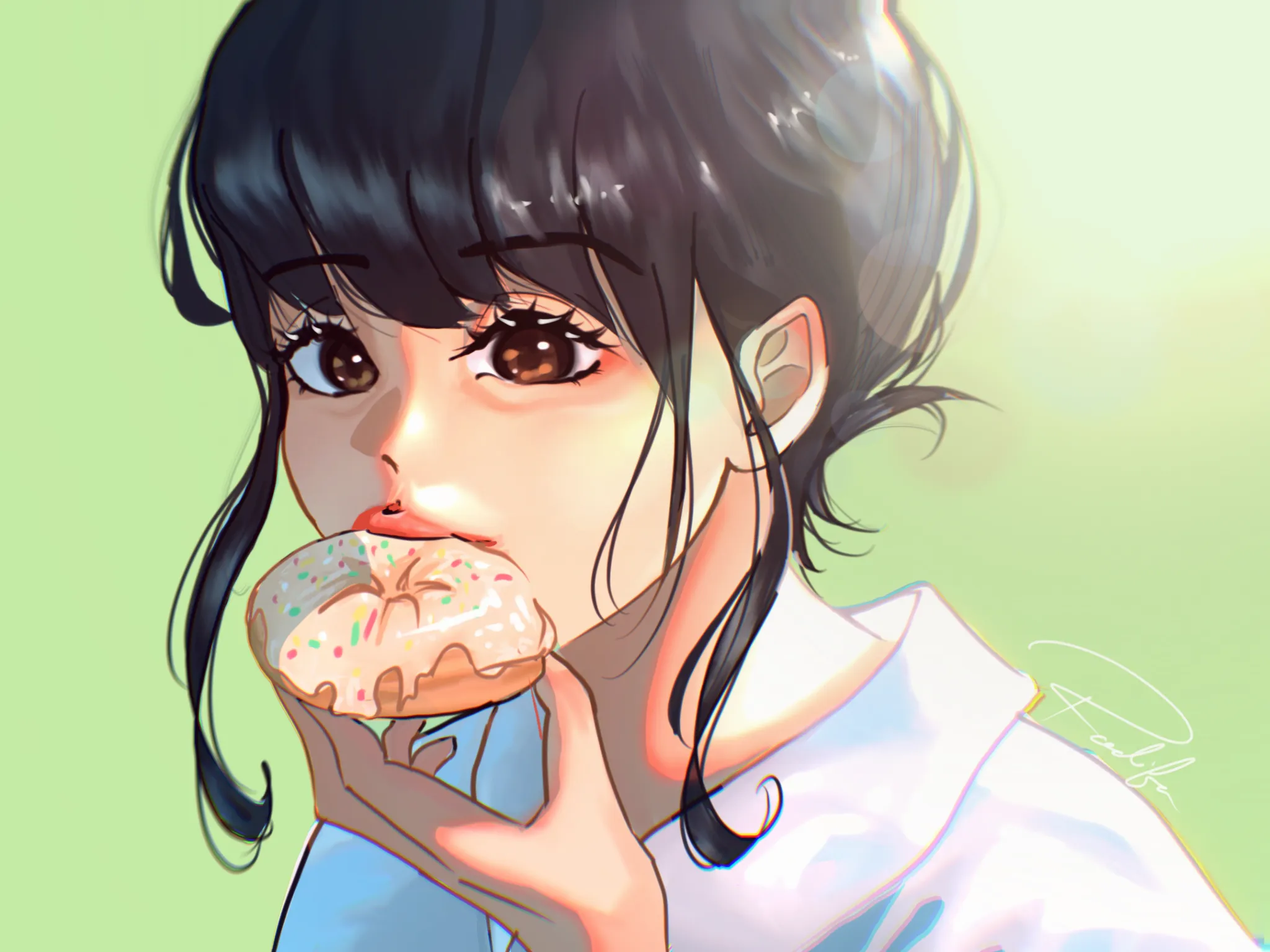 can someone explain anime hair shading step by step