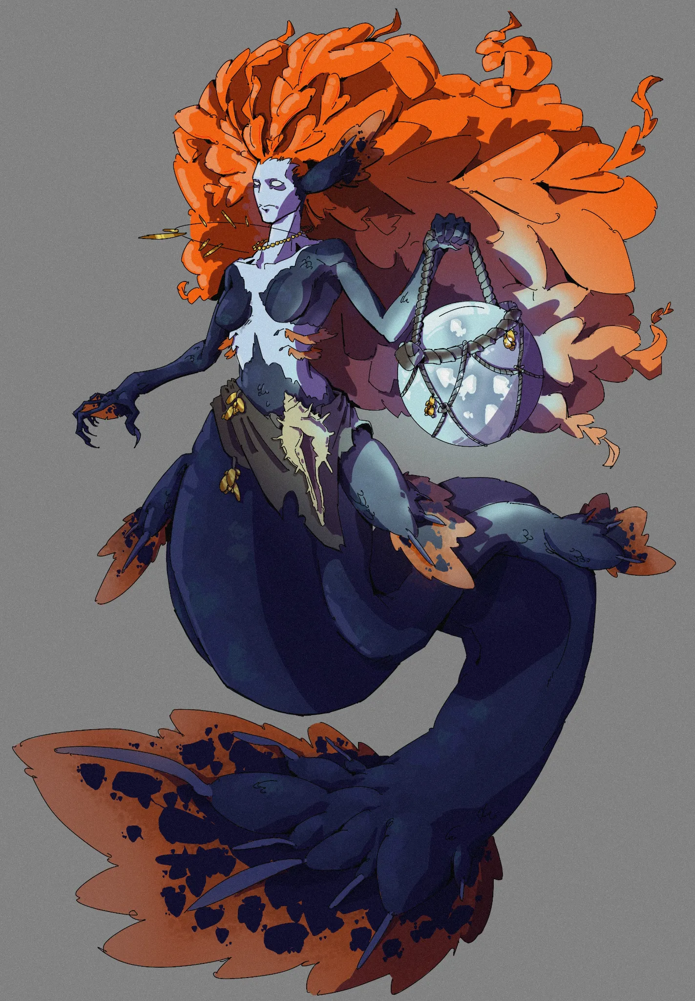Lantern mermaid
