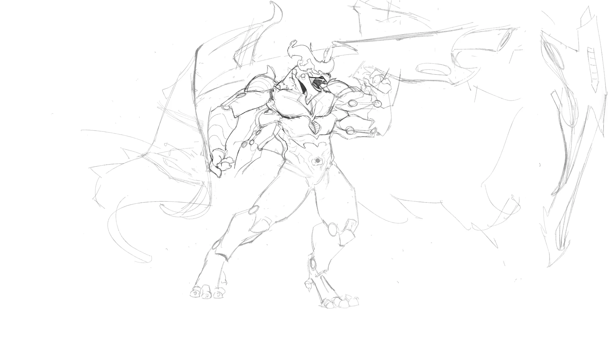 Mecha-Dragon Character