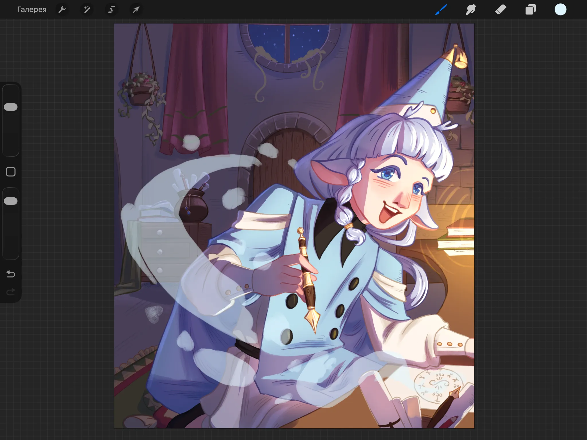 Witch hat atelier illustration