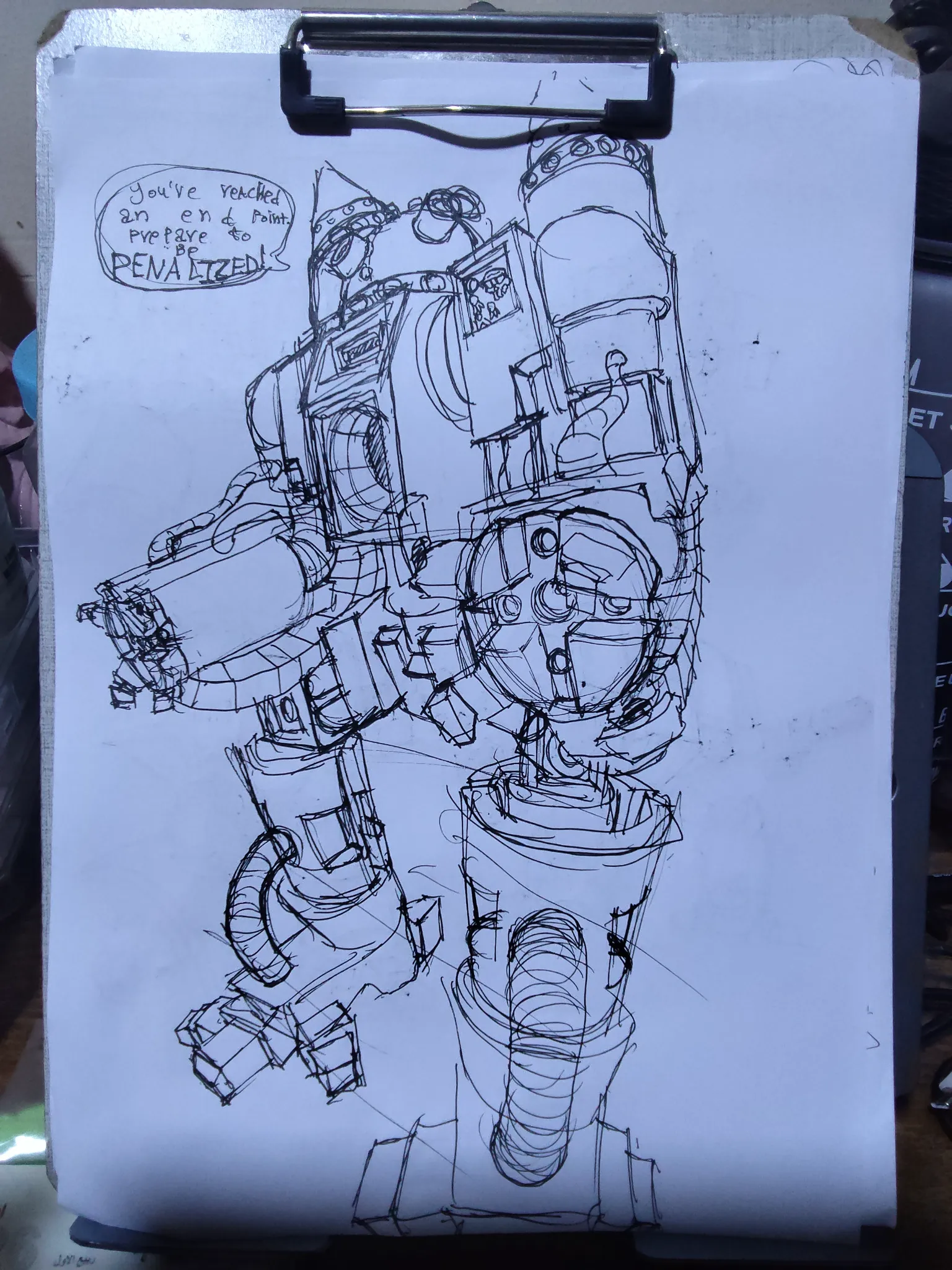 Any extra help to firther improve this mechs perspective would be appreciated