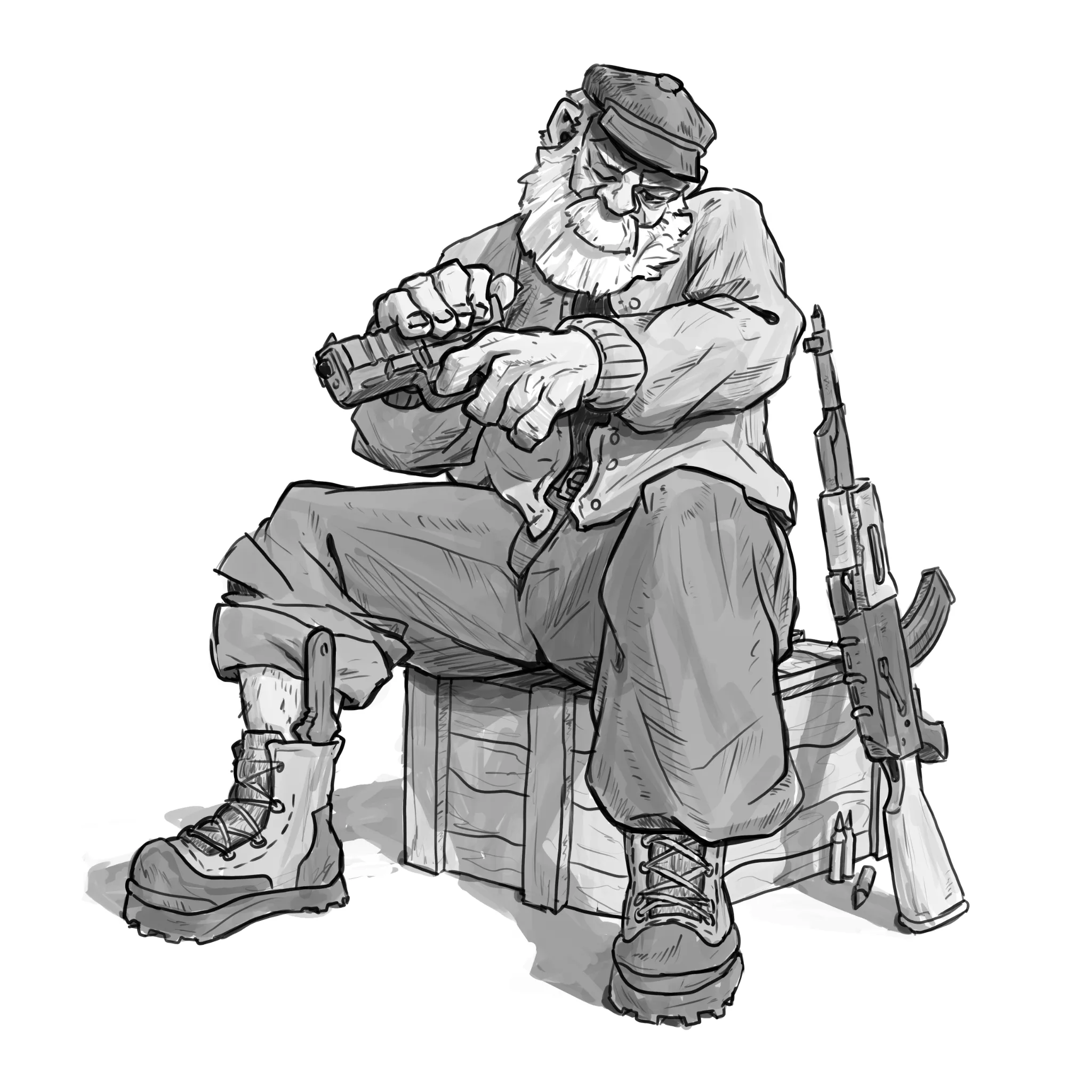 gangster grandpa oc