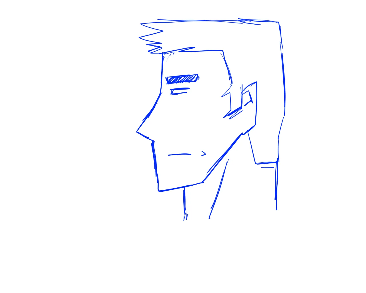 side profile prespective
