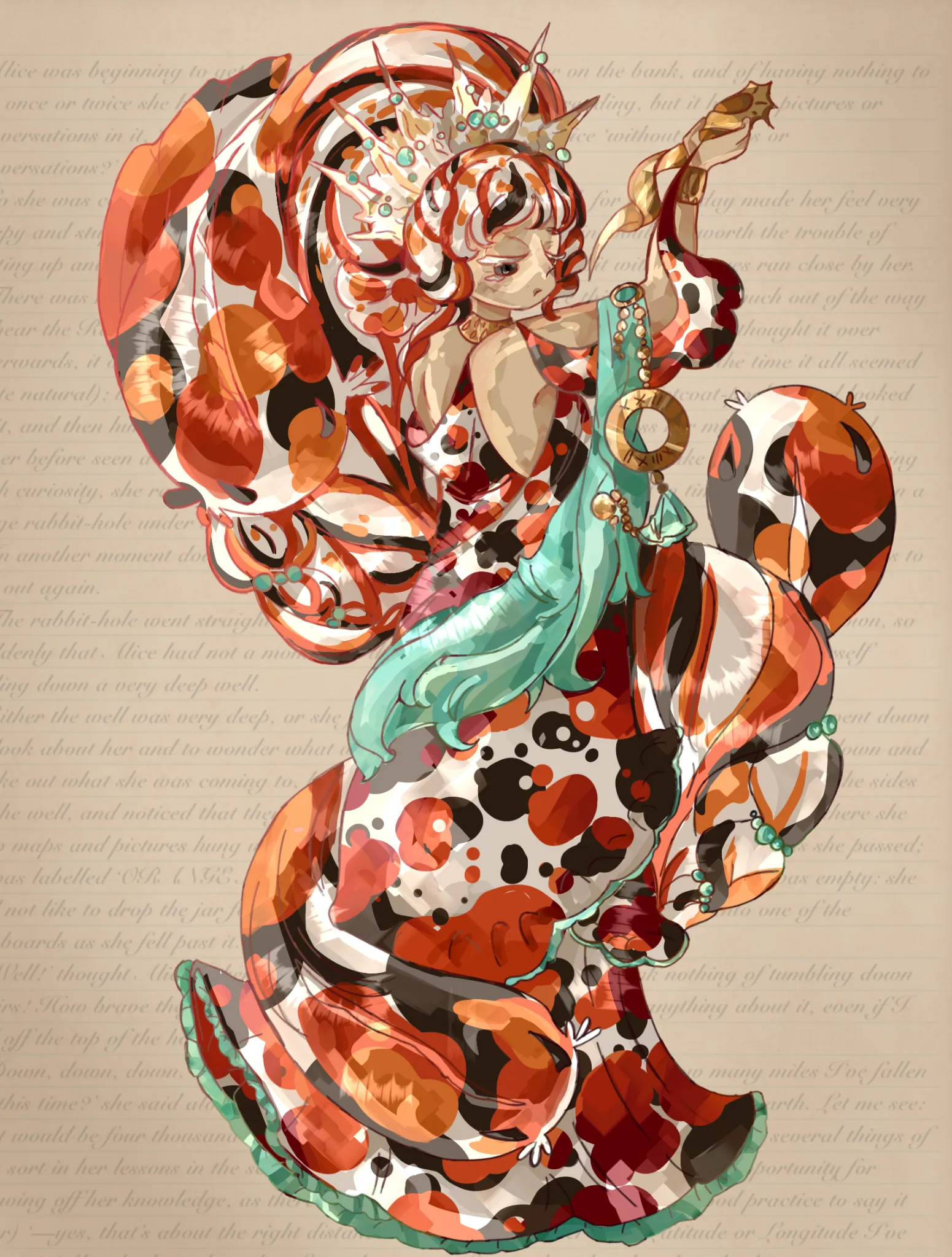 Koi fish girl