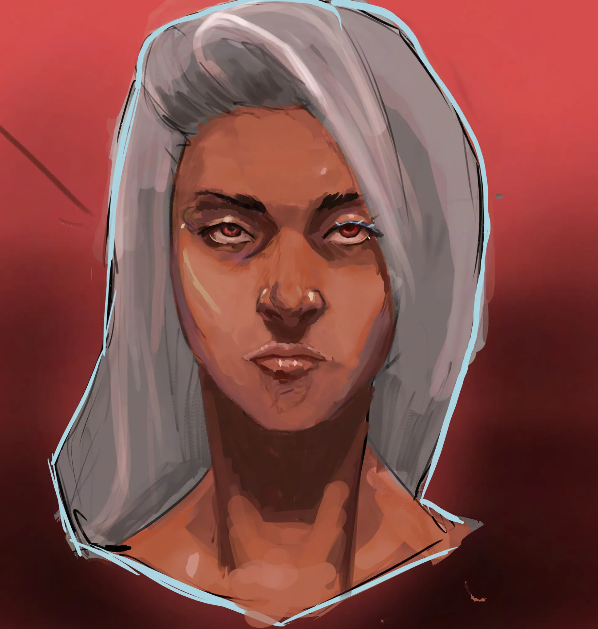 A quick little sketch after work