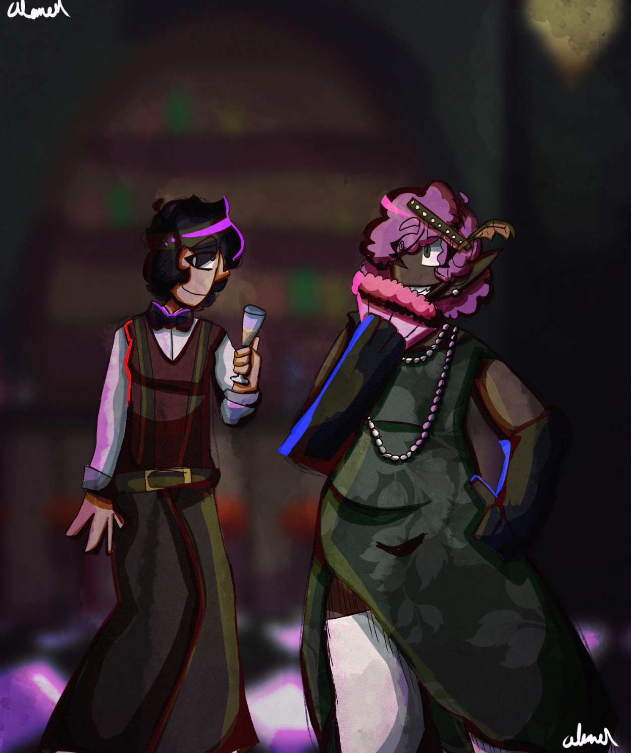 Original characters artwork