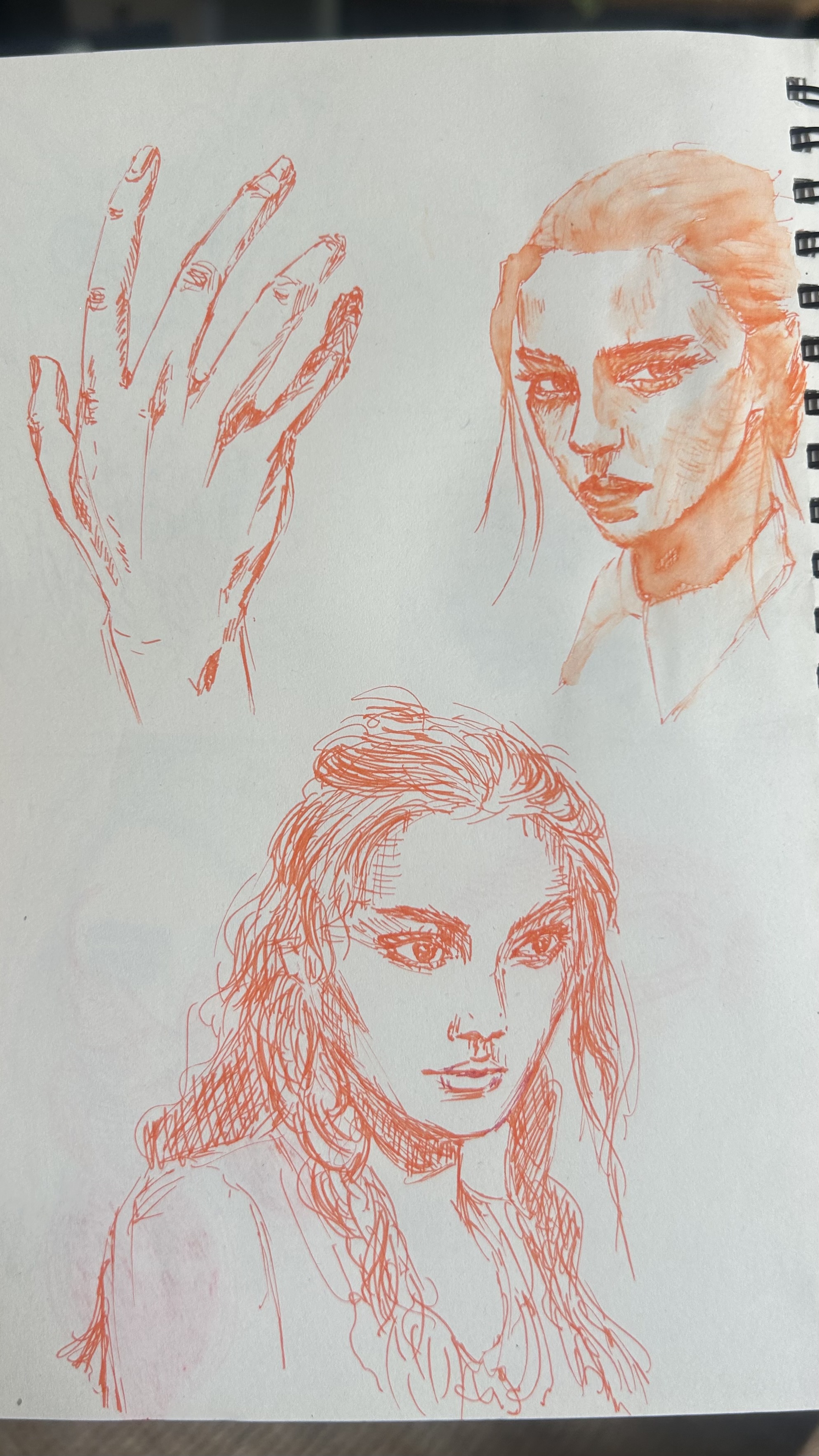I started drawing in pen without guidelines to try to improve draftsmanship and use fewer lines, and the proportions are better than expected but I am having trouble with shading. What can I learn or practice to improve from here?